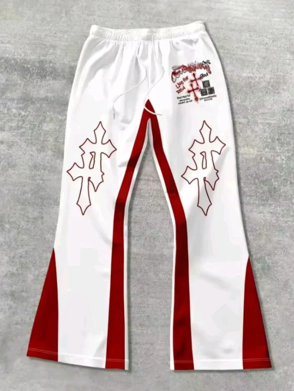Men's Trendy Hip Hop Style Casual Sweatpants Striking Flared Pants